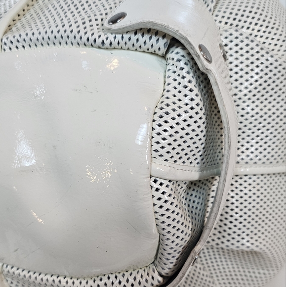 Kooba Vintage White Mesh Leather Hobo Bag - Chic & Unique! - Picture 12 of 16